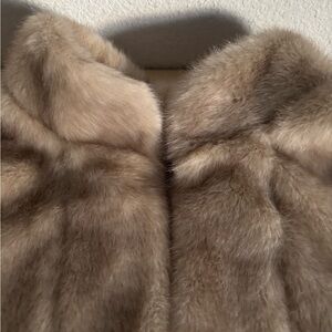 Fabulous Furs Luxurious “Fox Fur” Vest Jacket 45” length XL EX Condition